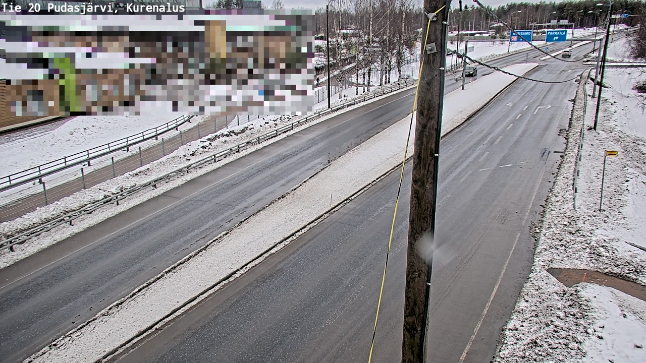 Kelikamerat Kuva Tie 20 Pudasjärvi, Kurenalus, Pudasjärvi, Pohjois-Pohjanmaa