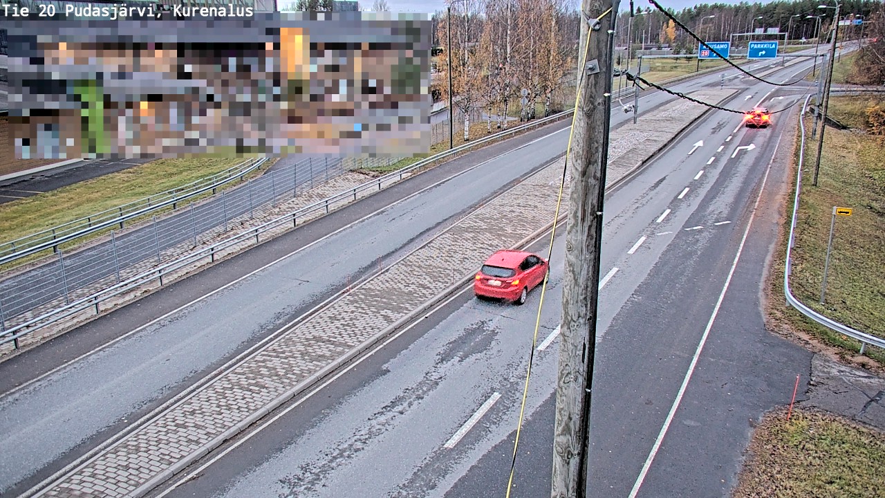 Kelikamerat Kuva Tie 20 Pudasjärvi, Kurenalus, Pudasjärvi, Pohjois-Pohjanmaa