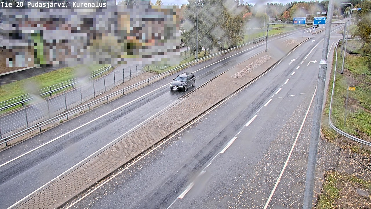 Weather Camera Image Väg 20Pudasjärvi, Kurenalus, Pudasjärvi, Pohjois-Pohjanmaa