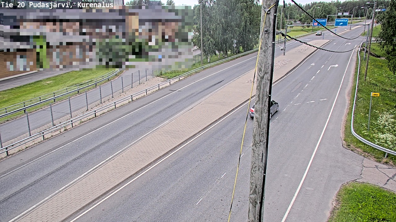 Kelikamerat Kuva Tie 20 Pudasjärvi, Kurenalus, Pudasjärvi, Pohjois-Pohjanmaa