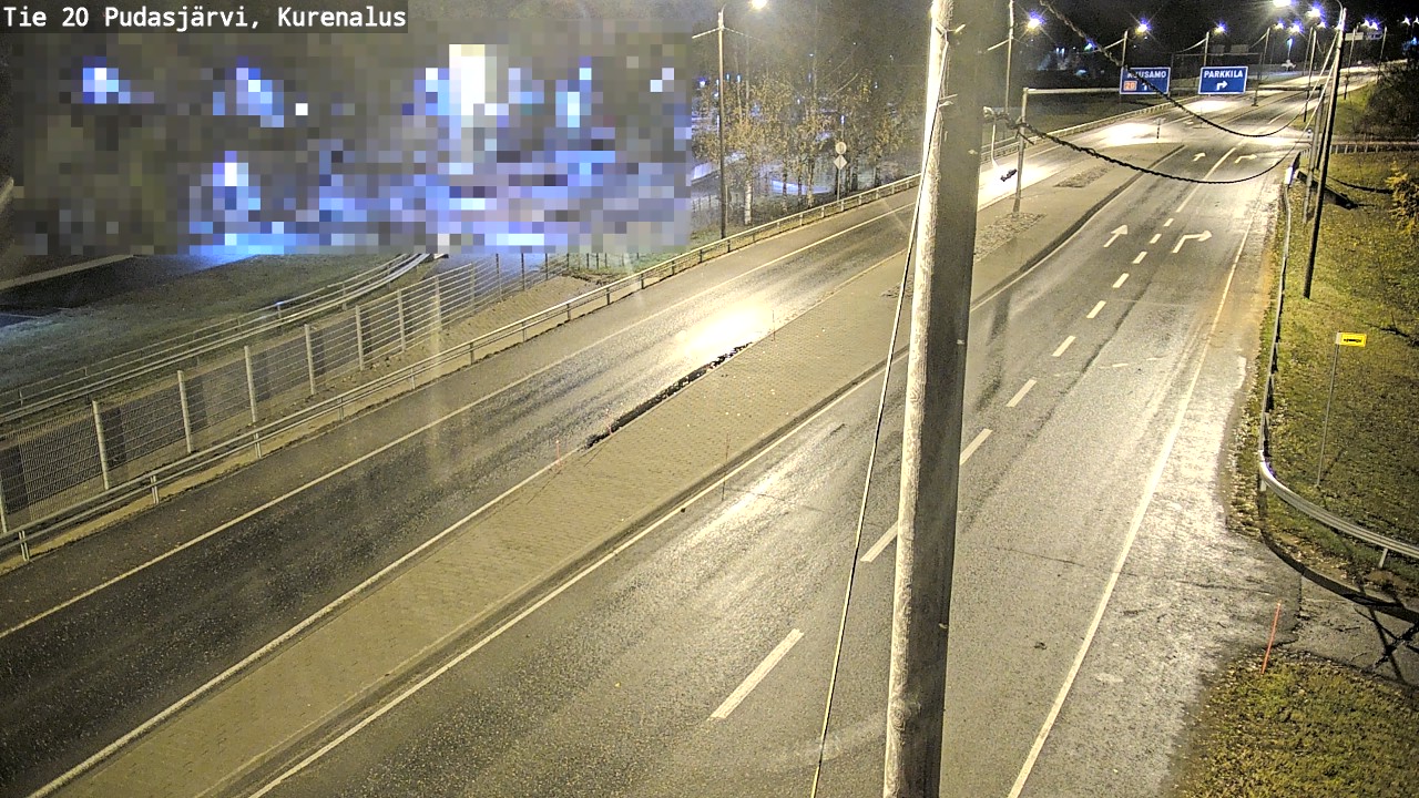 Kelikamerat Kuva Tie 20 Pudasjärvi, Kurenalus, Pudasjärvi, Pohjois-Pohjanmaa