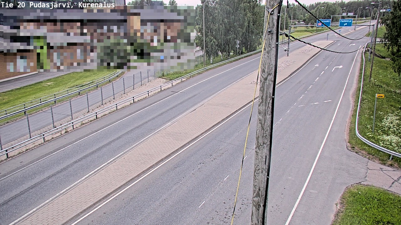 Kelikamerat Kuva Tie 20 Pudasjärvi, Kurenalus, Pudasjärvi, Pohjois-Pohjanmaa