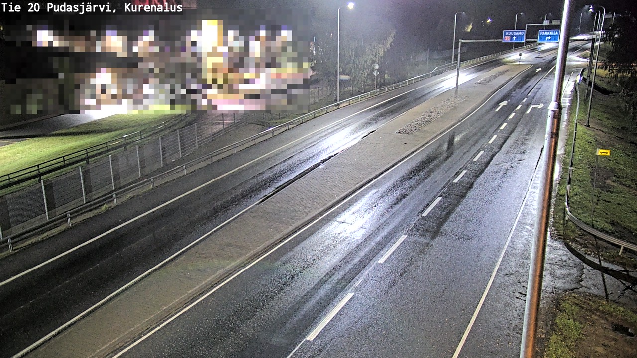 Weather Camera Image Väg 20Pudasjärvi, Kurenalus, Pudasjärvi, Pohjois-Pohjanmaa