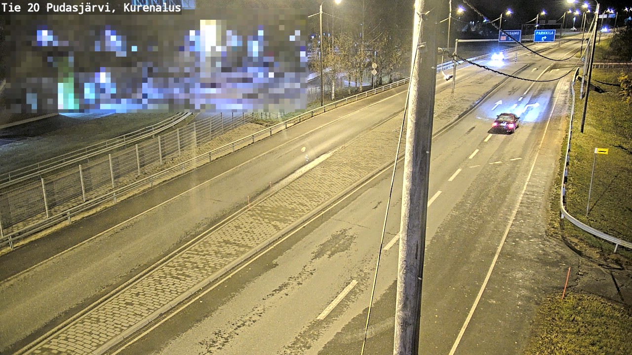 Kelikamerat Kuva Tie 20 Pudasjärvi, Kurenalus, Pudasjärvi, Pohjois-Pohjanmaa