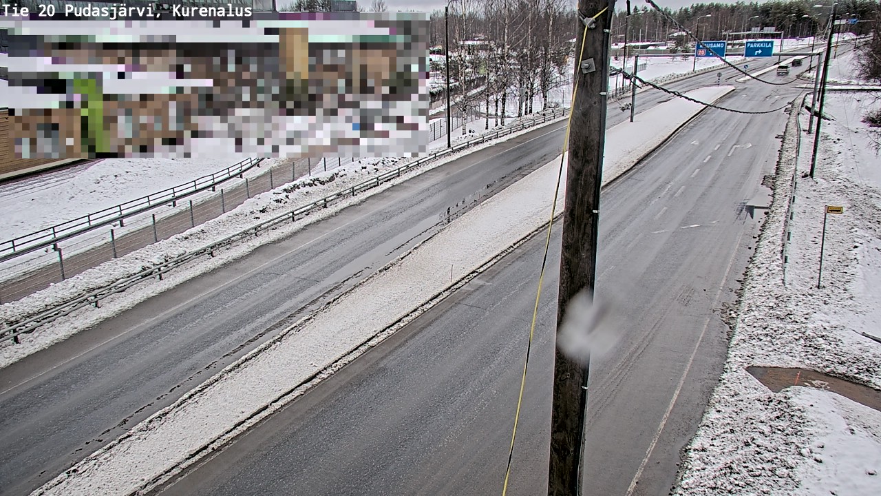 Kelikamerat Kuva Tie 20 Pudasjärvi, Kurenalus, Pudasjärvi, Pohjois-Pohjanmaa