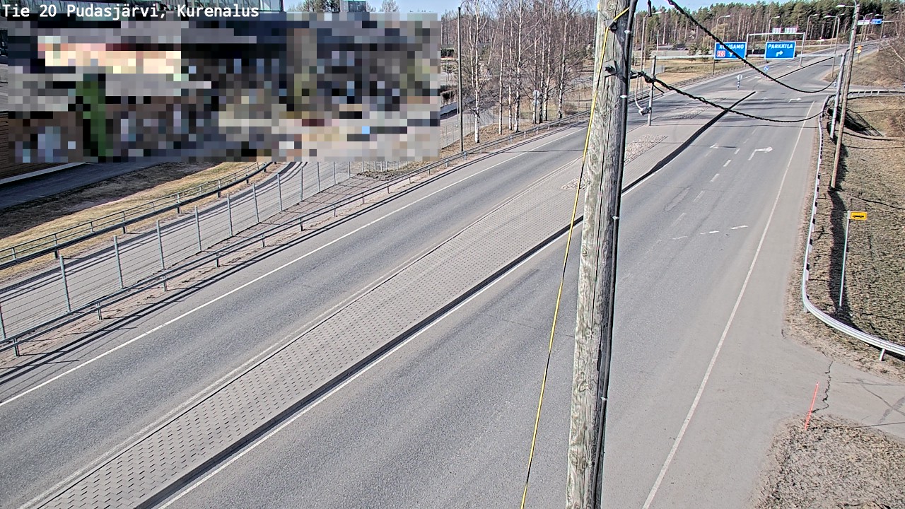 Kelikamerat Kuva Tie 20 Pudasjärvi, Kurenalus, Pudasjärvi, Pohjois-Pohjanmaa