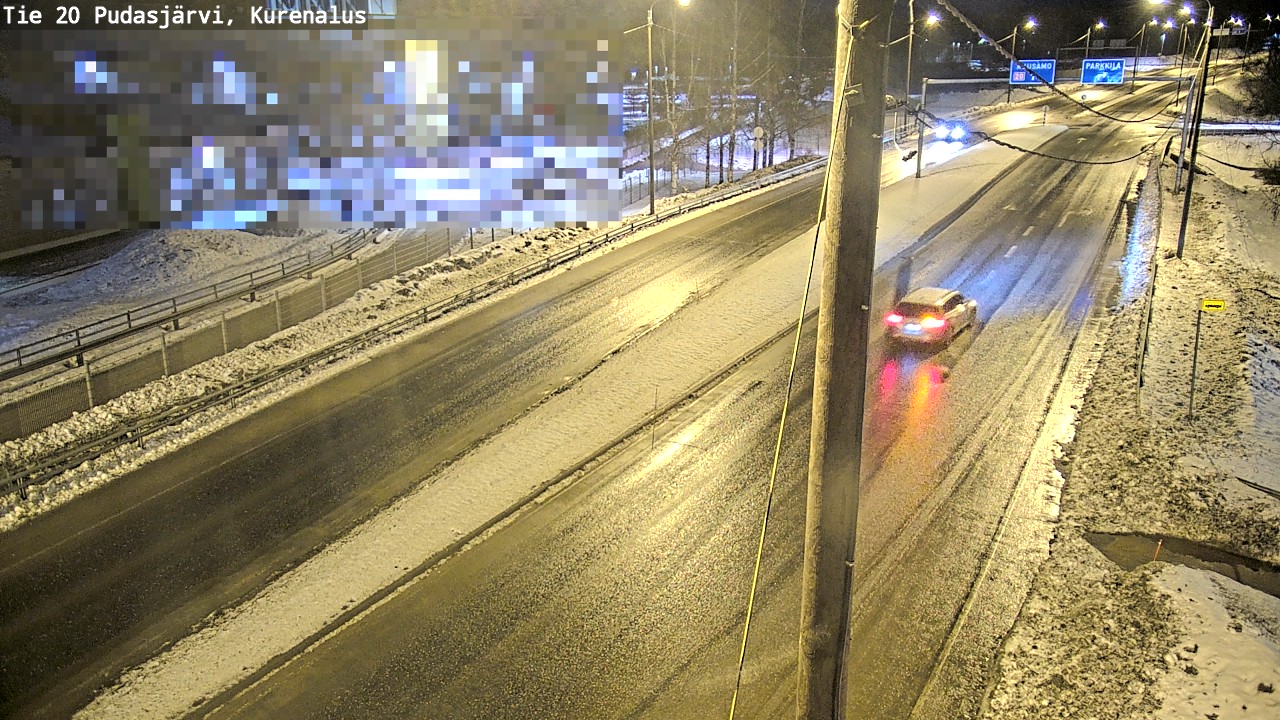 Kelikamerat Kuva Tie 20 Pudasjärvi, Kurenalus, Pudasjärvi, Pohjois-Pohjanmaa