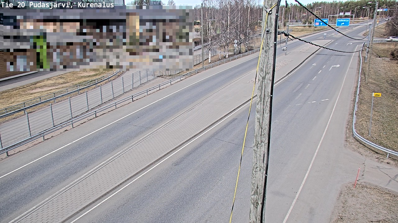 Kelikamerat Kuva Tie 20 Pudasjärvi, Kurenalus, Pudasjärvi, Pohjois-Pohjanmaa
