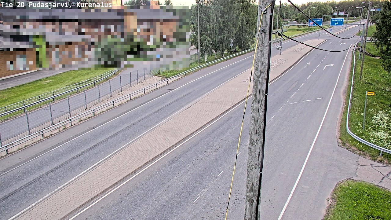 Kelikamerat Kuva Tie 20 Pudasjärvi, Kurenalus, Pudasjärvi, Pohjois-Pohjanmaa