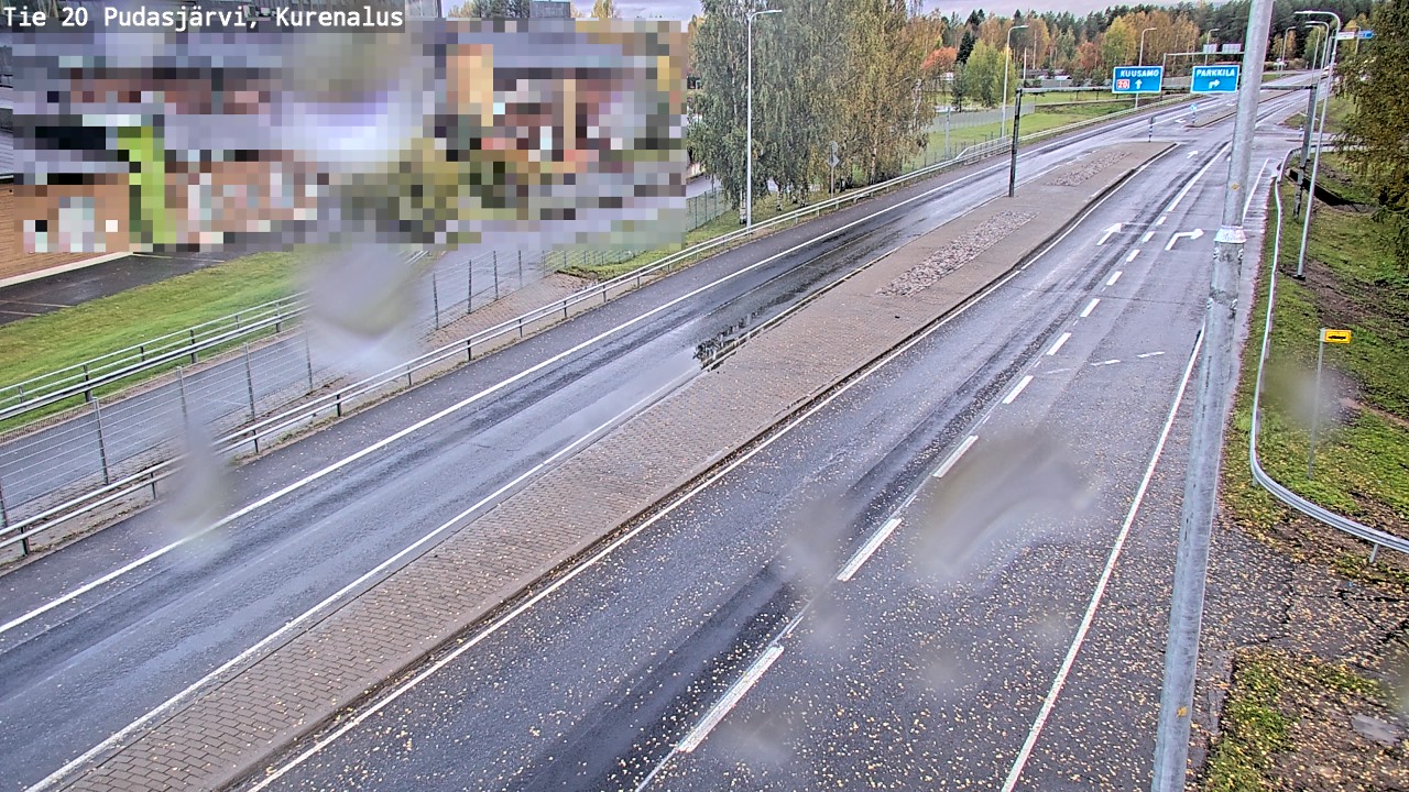 Weather Camera Image Väg 20Pudasjärvi, Kurenalus, Pudasjärvi, Pohjois-Pohjanmaa