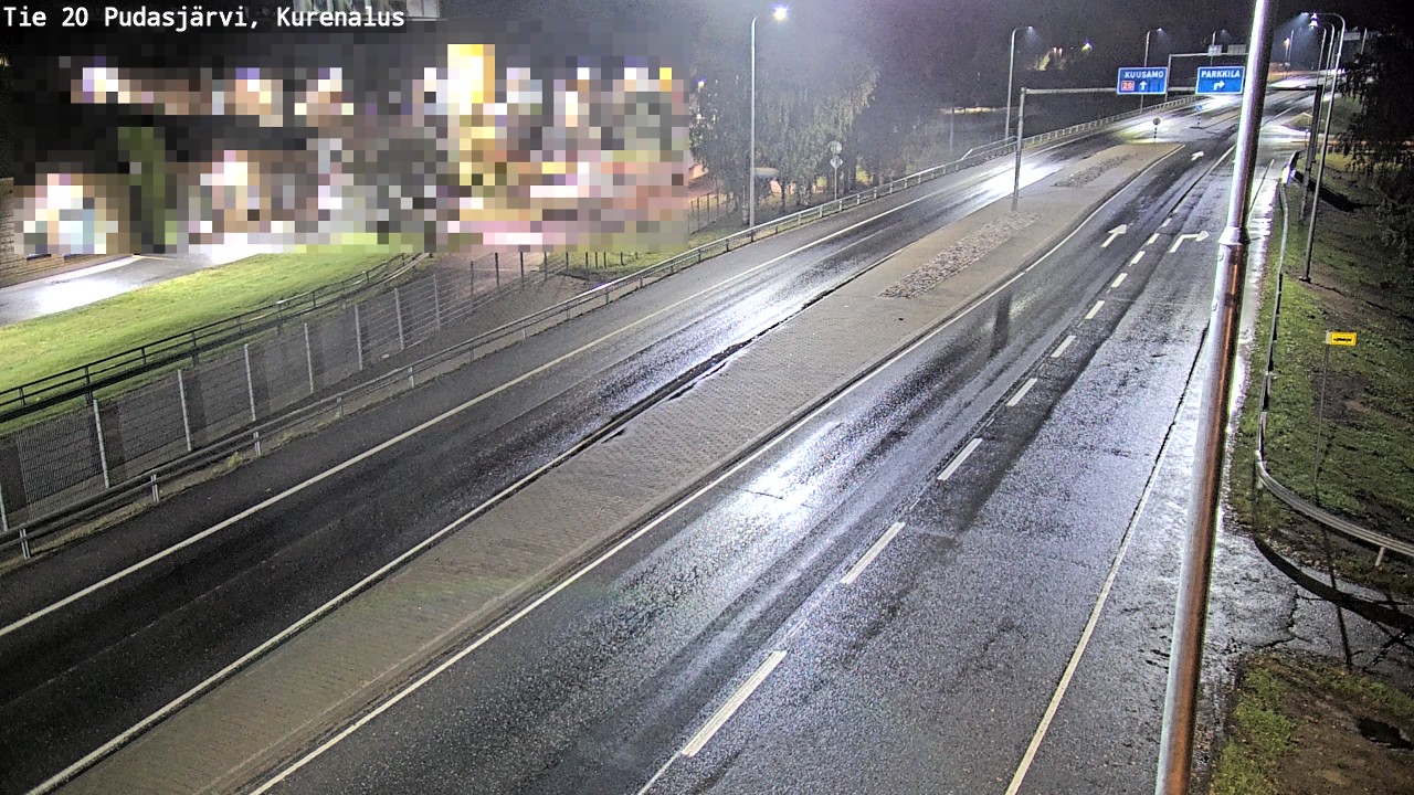 Weather Camera Image Väg 20Pudasjärvi, Kurenalus, Pudasjärvi, Pohjois-Pohjanmaa