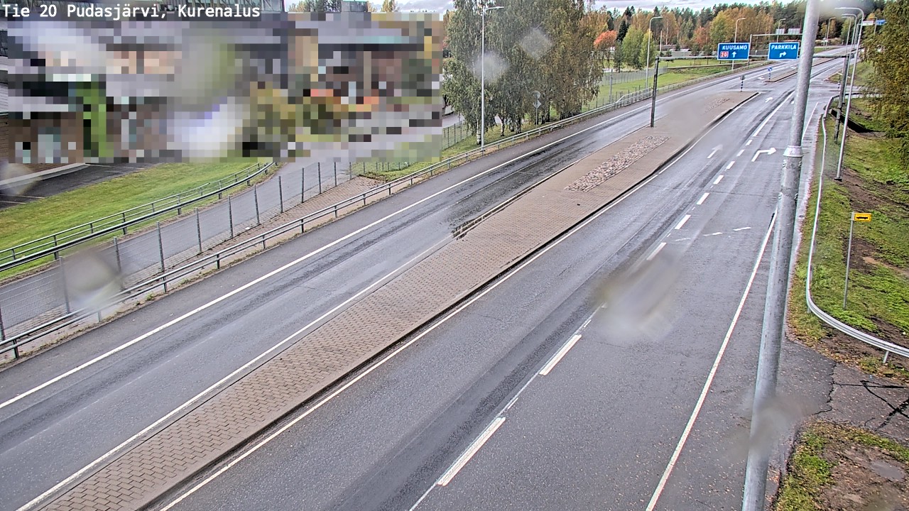 Weather Camera Image Väg 20Pudasjärvi, Kurenalus, Pudasjärvi, Pohjois-Pohjanmaa