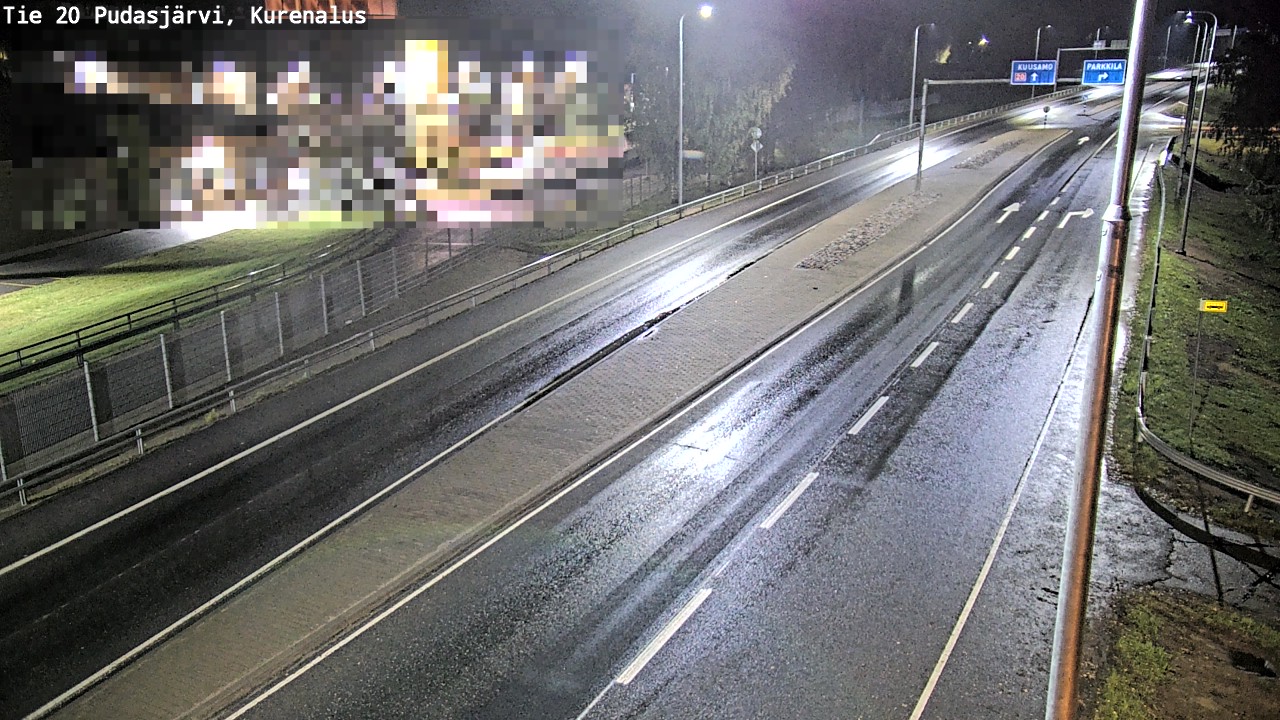 Weather Camera Image Väg 20Pudasjärvi, Kurenalus, Pudasjärvi, Pohjois-Pohjanmaa