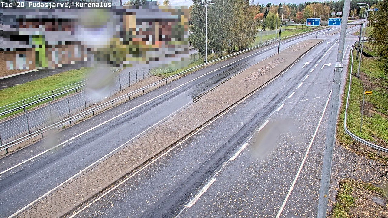 Weather Camera Image Väg 20Pudasjärvi, Kurenalus, Pudasjärvi, Pohjois-Pohjanmaa