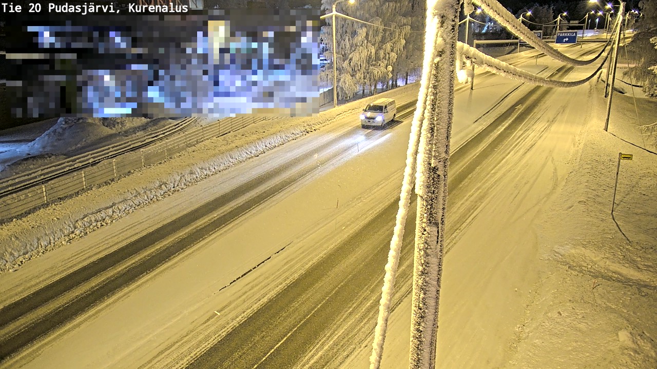 Kelikamerat Kuva Tie 20 Pudasjärvi, Kurenalus, Pudasjärvi, Pohjois-Pohjanmaa