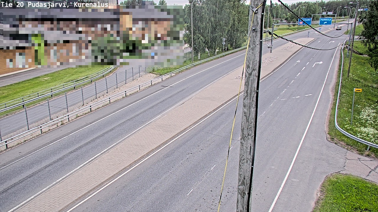 Kelikamerat Kuva Tie 20 Pudasjärvi, Kurenalus, Pudasjärvi, Pohjois-Pohjanmaa