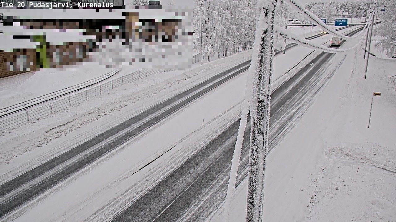 Kelikamerat Kuva Tie 20 Pudasjärvi, Kurenalus, Pudasjärvi, Pohjois-Pohjanmaa