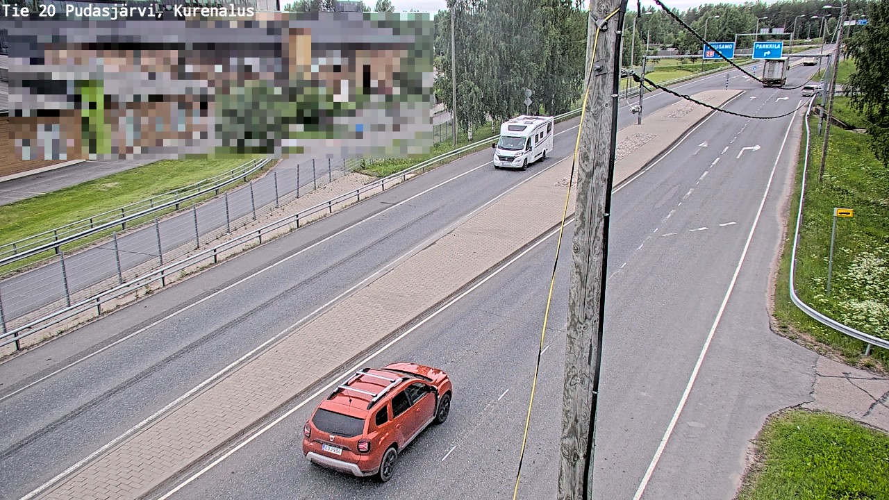 Kelikamerat Kuva Tie 20 Pudasjärvi, Kurenalus, Pudasjärvi, Pohjois-Pohjanmaa