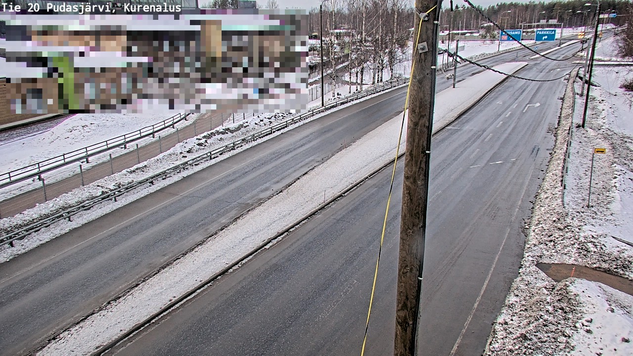 Kelikamerat Kuva Tie 20 Pudasjärvi, Kurenalus, Pudasjärvi, Pohjois-Pohjanmaa