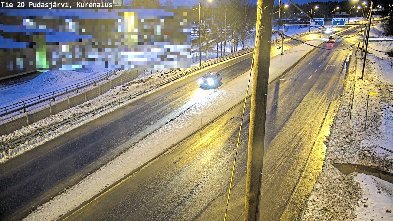 Kelikamerat Kuva Tie 20 Pudasjärvi, Kurenalus, Pudasjärvi, Pohjois-Pohjanmaa