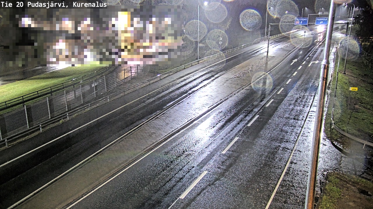 Weather Camera Image Väg 20Pudasjärvi, Kurenalus, Pudasjärvi, Pohjois-Pohjanmaa