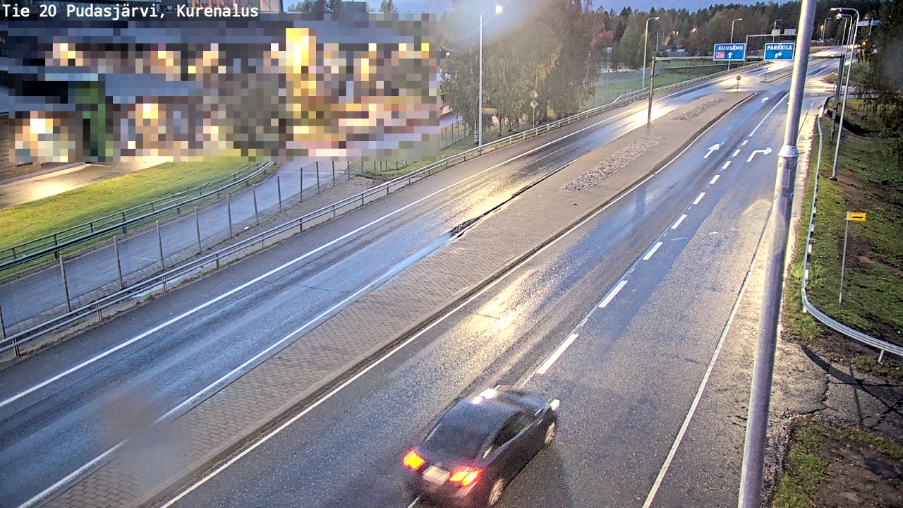 Weather Camera Image Väg 20Pudasjärvi, Kurenalus, Pudasjärvi, Pohjois-Pohjanmaa