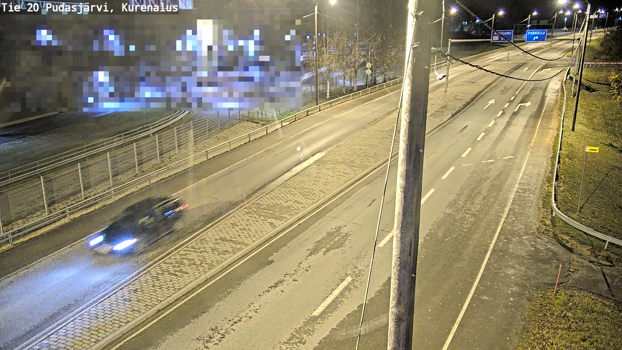 Kelikamerat Kuva Tie 20 Pudasjärvi, Kurenalus, Pudasjärvi, Pohjois-Pohjanmaa