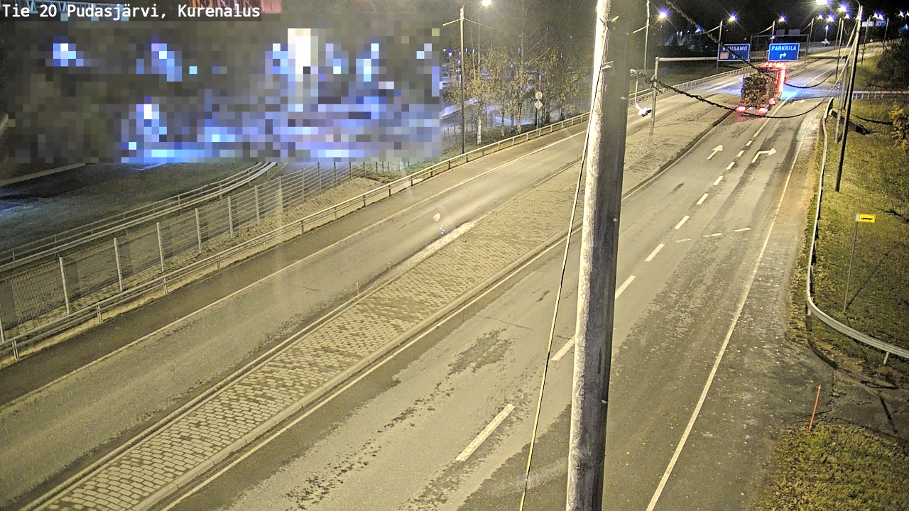 Kelikamerat Kuva Tie 20 Pudasjärvi, Kurenalus, Pudasjärvi, Pohjois-Pohjanmaa