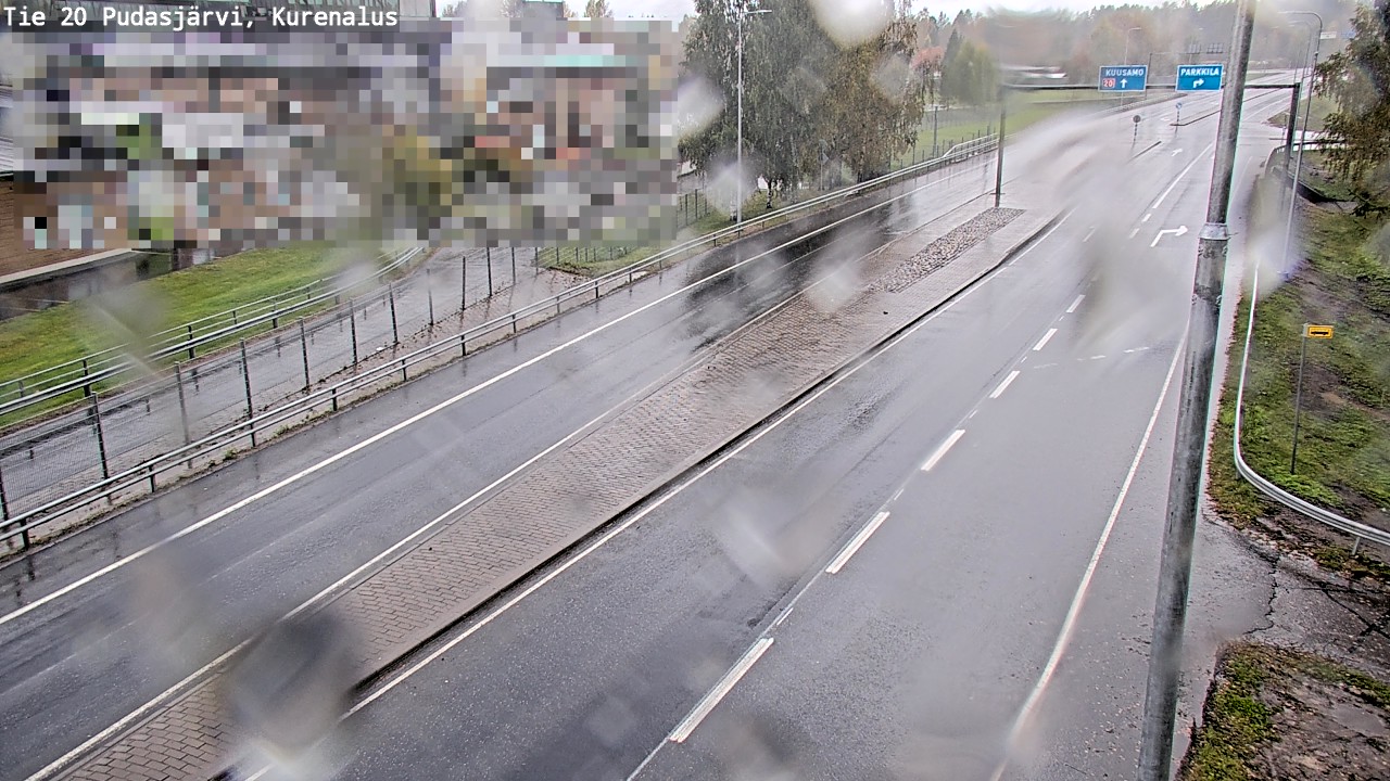 Weather Camera Image Väg 20Pudasjärvi, Kurenalus, Pudasjärvi, Pohjois-Pohjanmaa