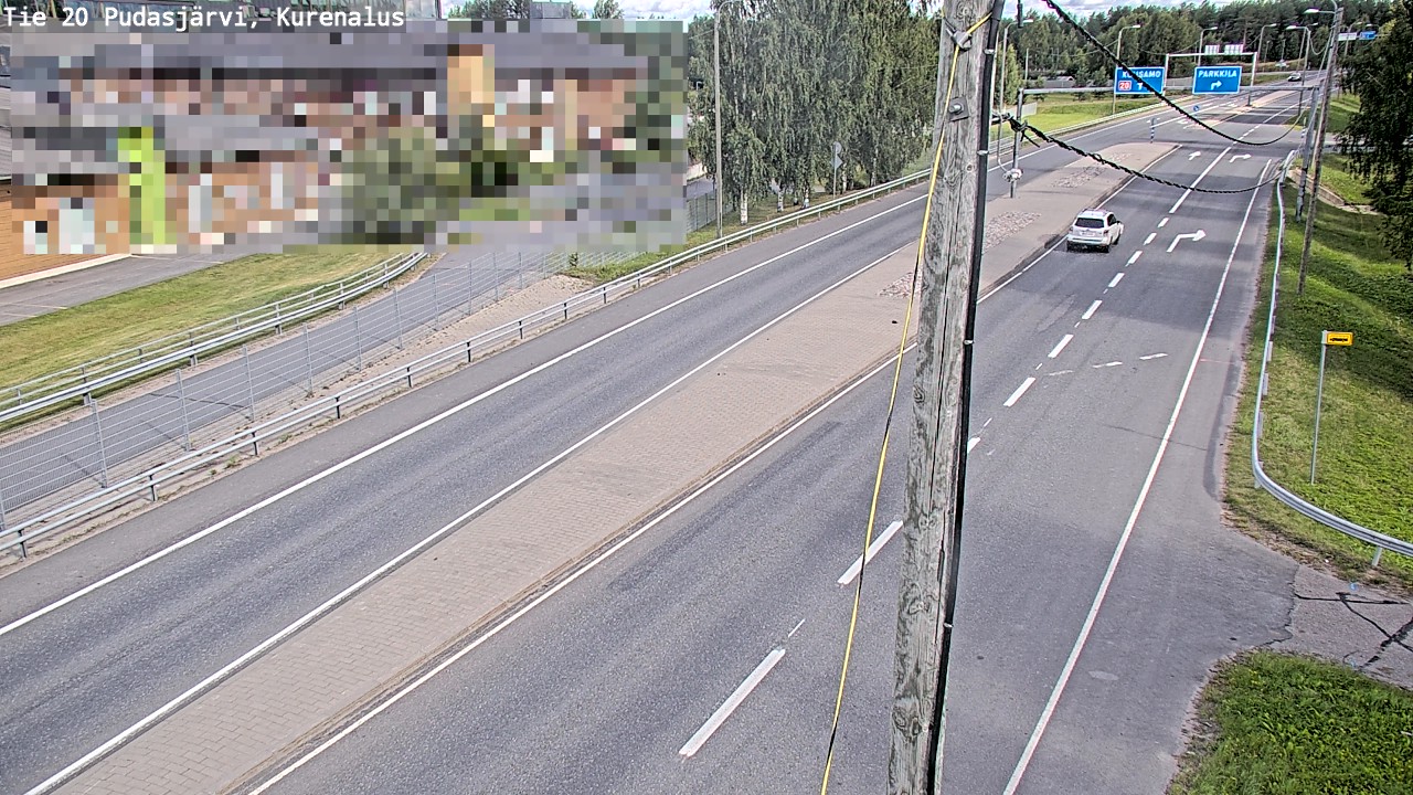 Weather Camera Image Väg 20Pudasjärvi, Kurenalus, Pudasjärvi, Pohjois-Pohjanmaa