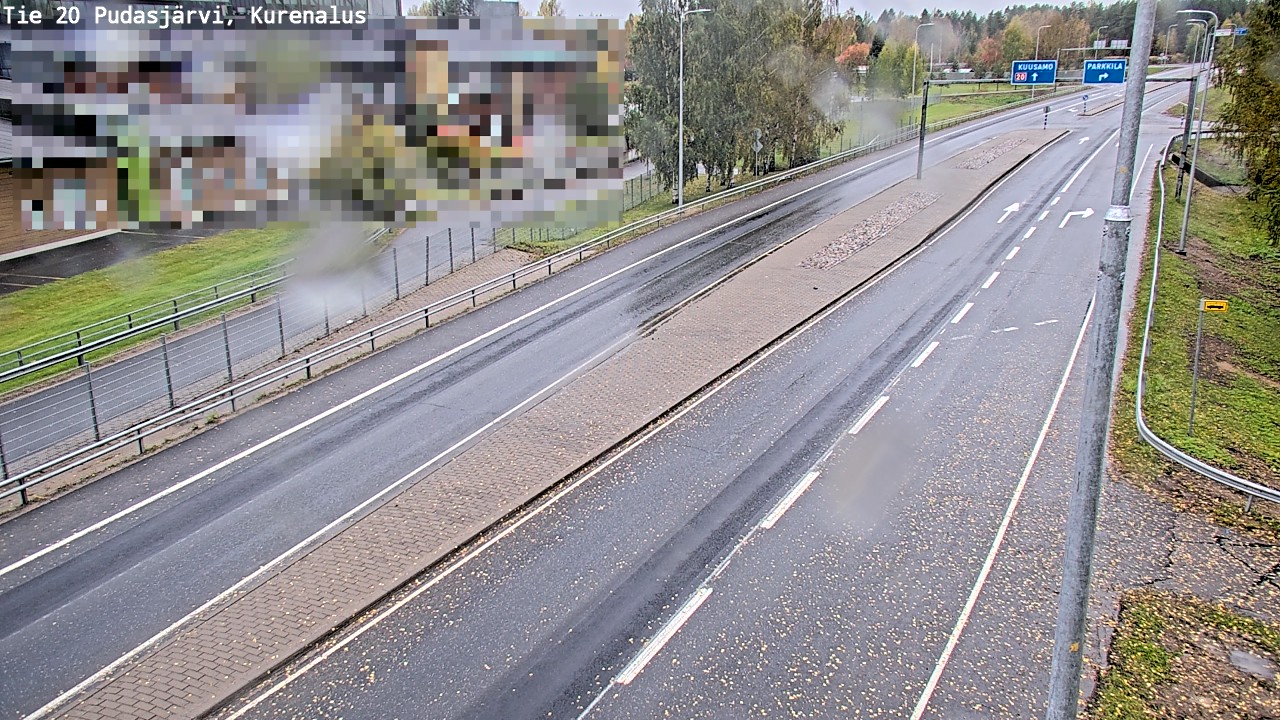 Weather Camera Image Väg 20Pudasjärvi, Kurenalus, Pudasjärvi, Pohjois-Pohjanmaa