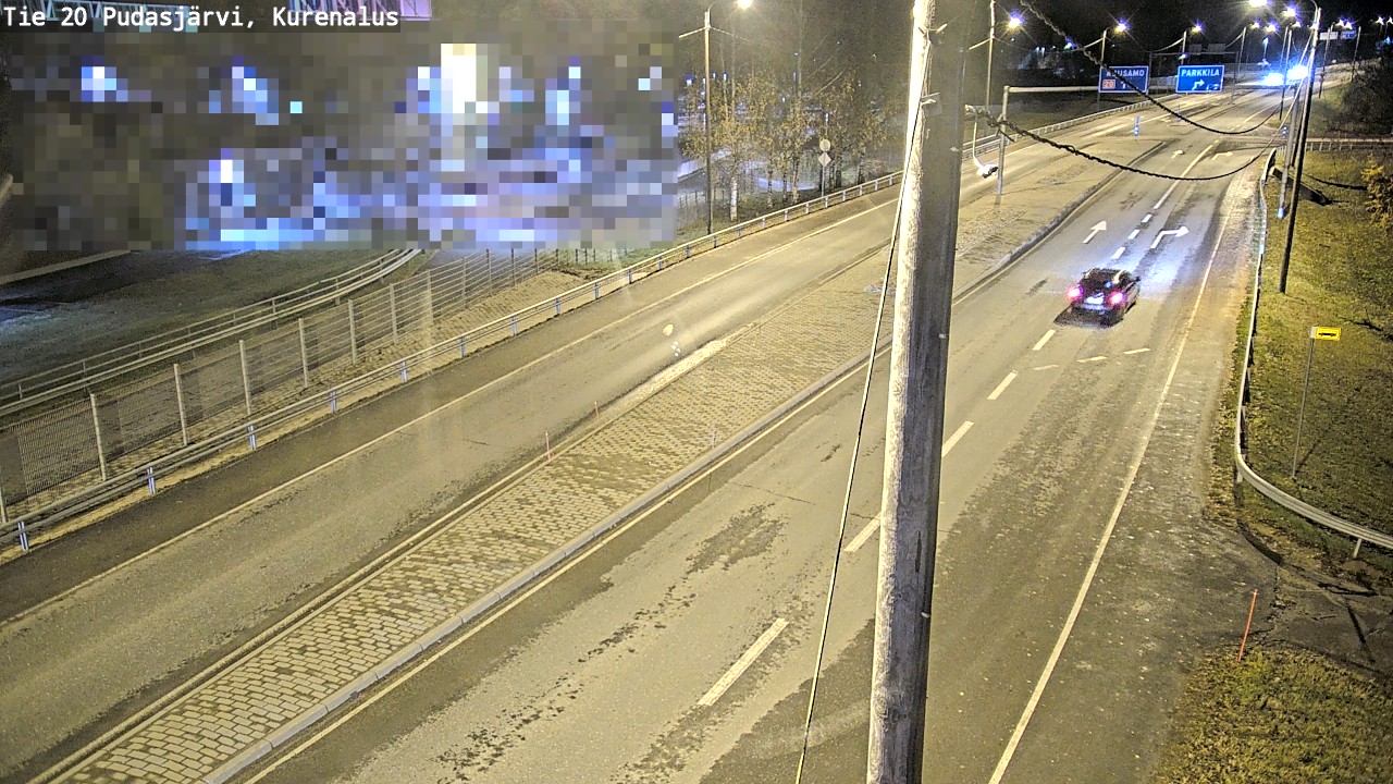 Kelikamerat Kuva Tie 20 Pudasjärvi, Kurenalus, Pudasjärvi, Pohjois-Pohjanmaa