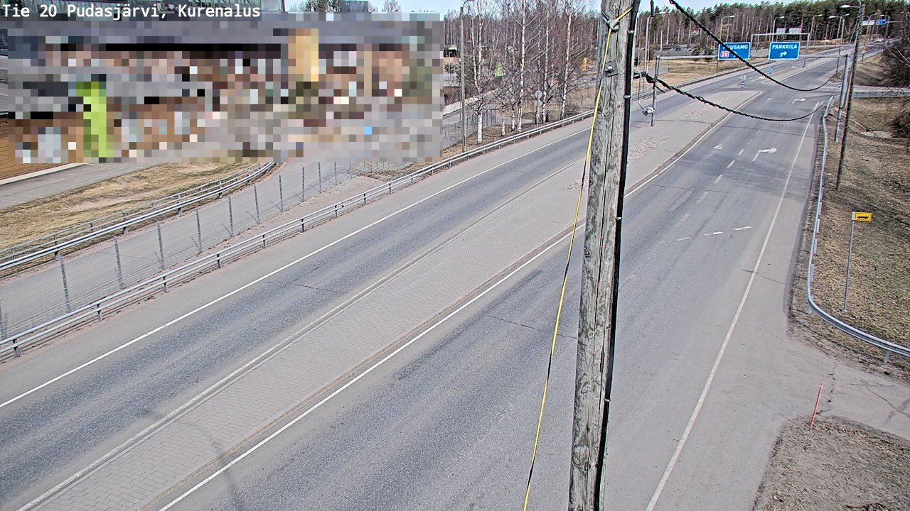 Kelikamerat Kuva Tie 20 Pudasjärvi, Kurenalus, Pudasjärvi, Pohjois-Pohjanmaa
