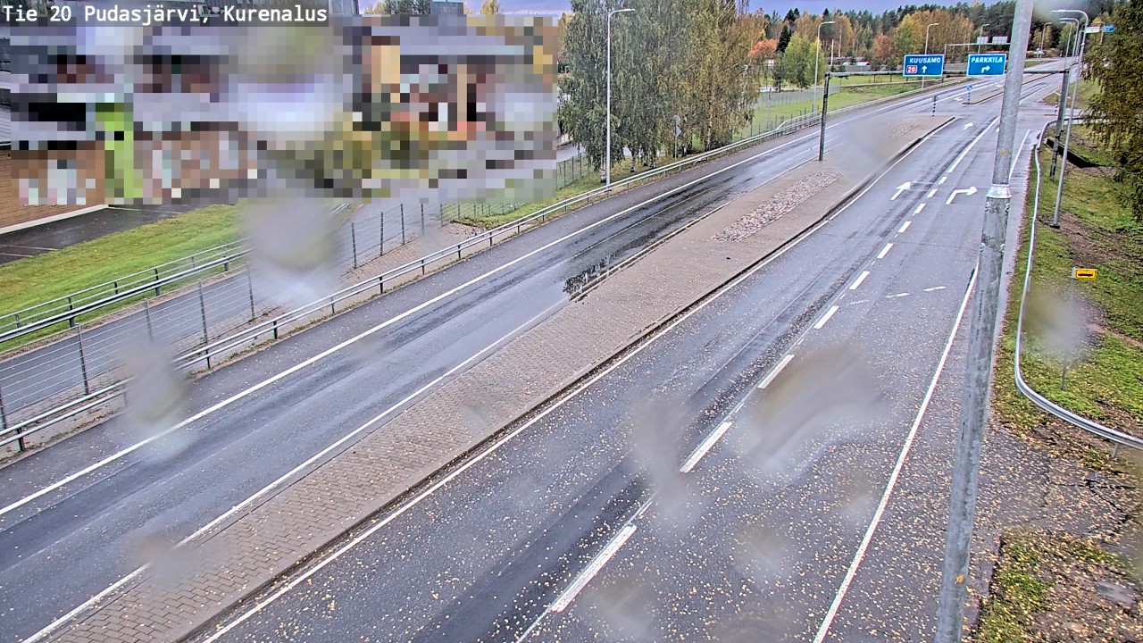 Weather Camera Image Väg 20Pudasjärvi, Kurenalus, Pudasjärvi, Pohjois-Pohjanmaa