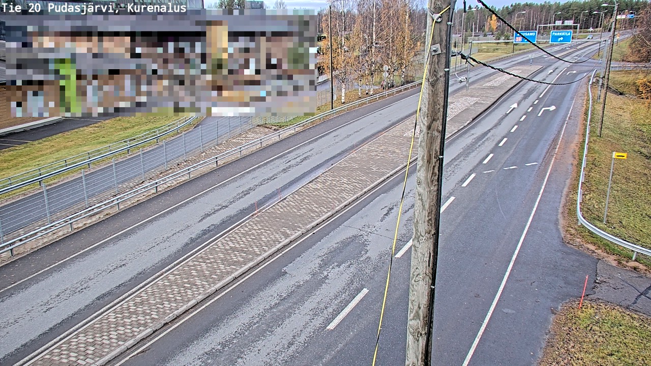 Kelikamerat Kuva Tie 20 Pudasjärvi, Kurenalus, Pudasjärvi, Pohjois-Pohjanmaa