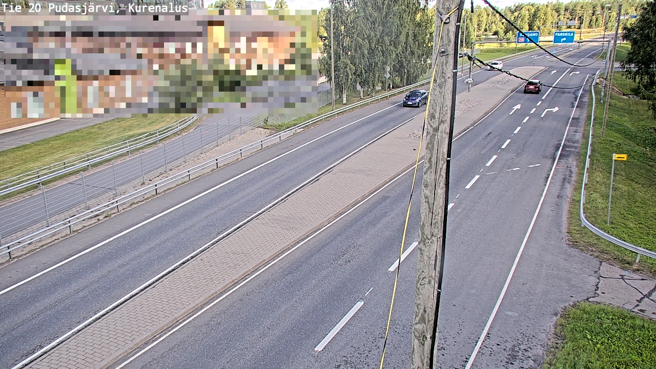 Kelikamerat Kuva Tie 20 Pudasjärvi, Kurenalus, Pudasjärvi, Pohjois-Pohjanmaa