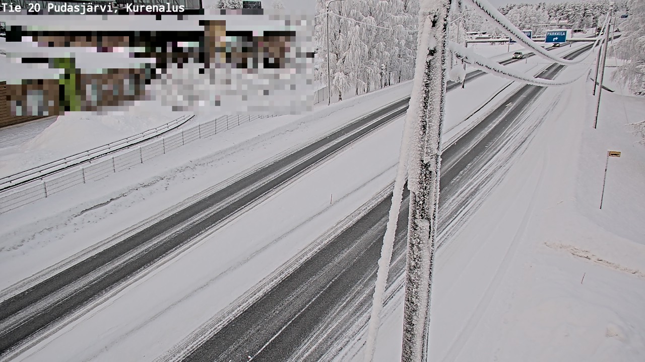 Kelikamerat Kuva Tie 20 Pudasjärvi, Kurenalus, Pudasjärvi, Pohjois-Pohjanmaa