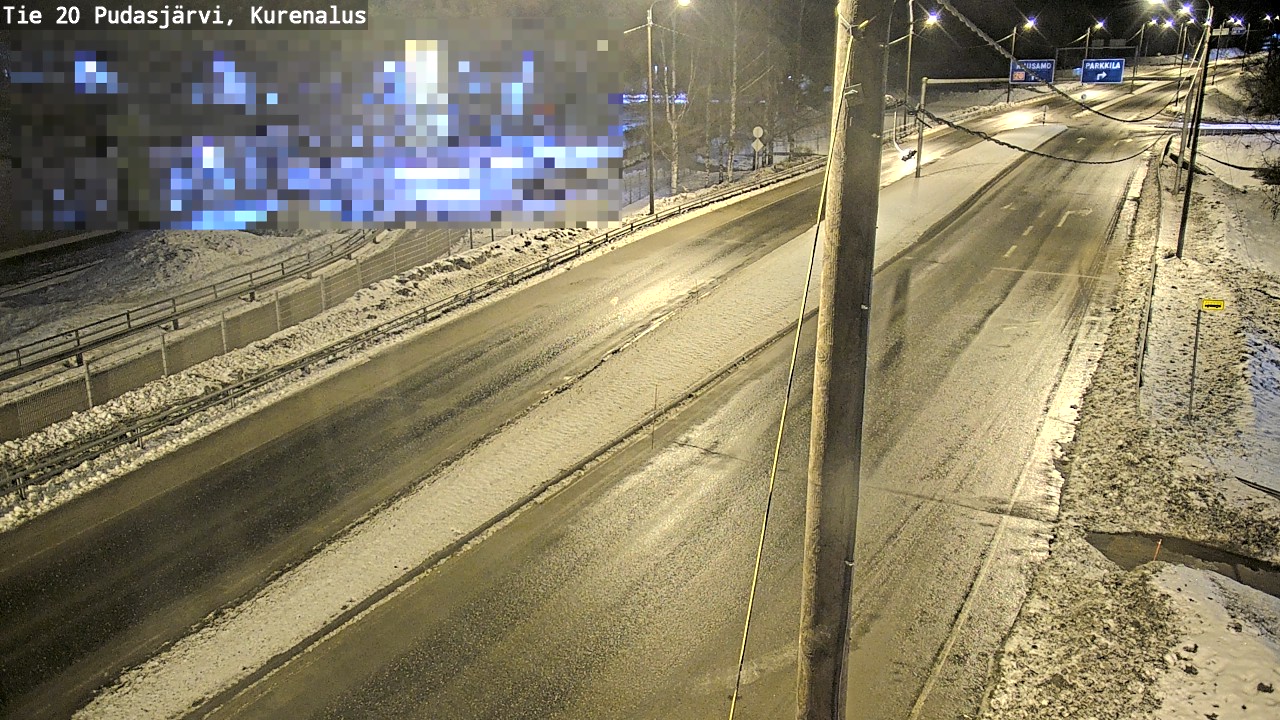 Kelikamerat Kuva Tie 20 Pudasjärvi, Kurenalus, Pudasjärvi, Pohjois-Pohjanmaa