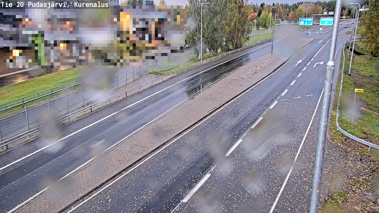 Weather Camera Image Väg 20Pudasjärvi, Kurenalus, Pudasjärvi, Pohjois-Pohjanmaa
