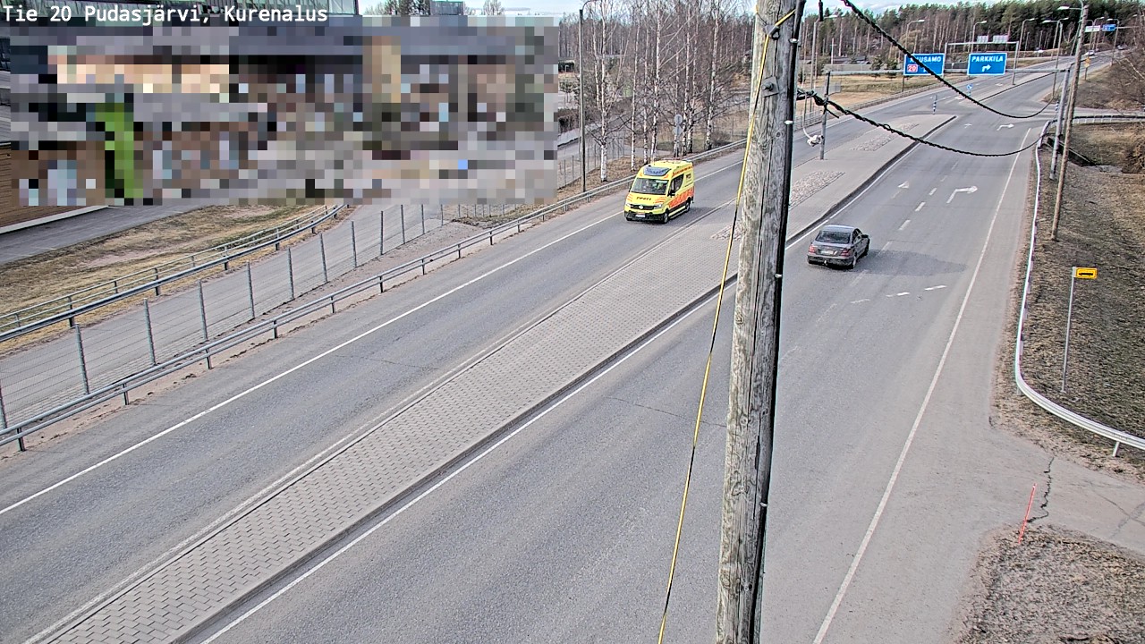 Kelikamerat Kuva Tie 20 Pudasjärvi, Kurenalus, Pudasjärvi, Pohjois-Pohjanmaa