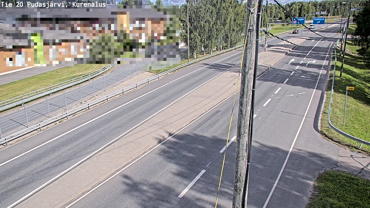 Weather Camera Image Väg 20Pudasjärvi, Kurenalus, Pudasjärvi, Pohjois-Pohjanmaa