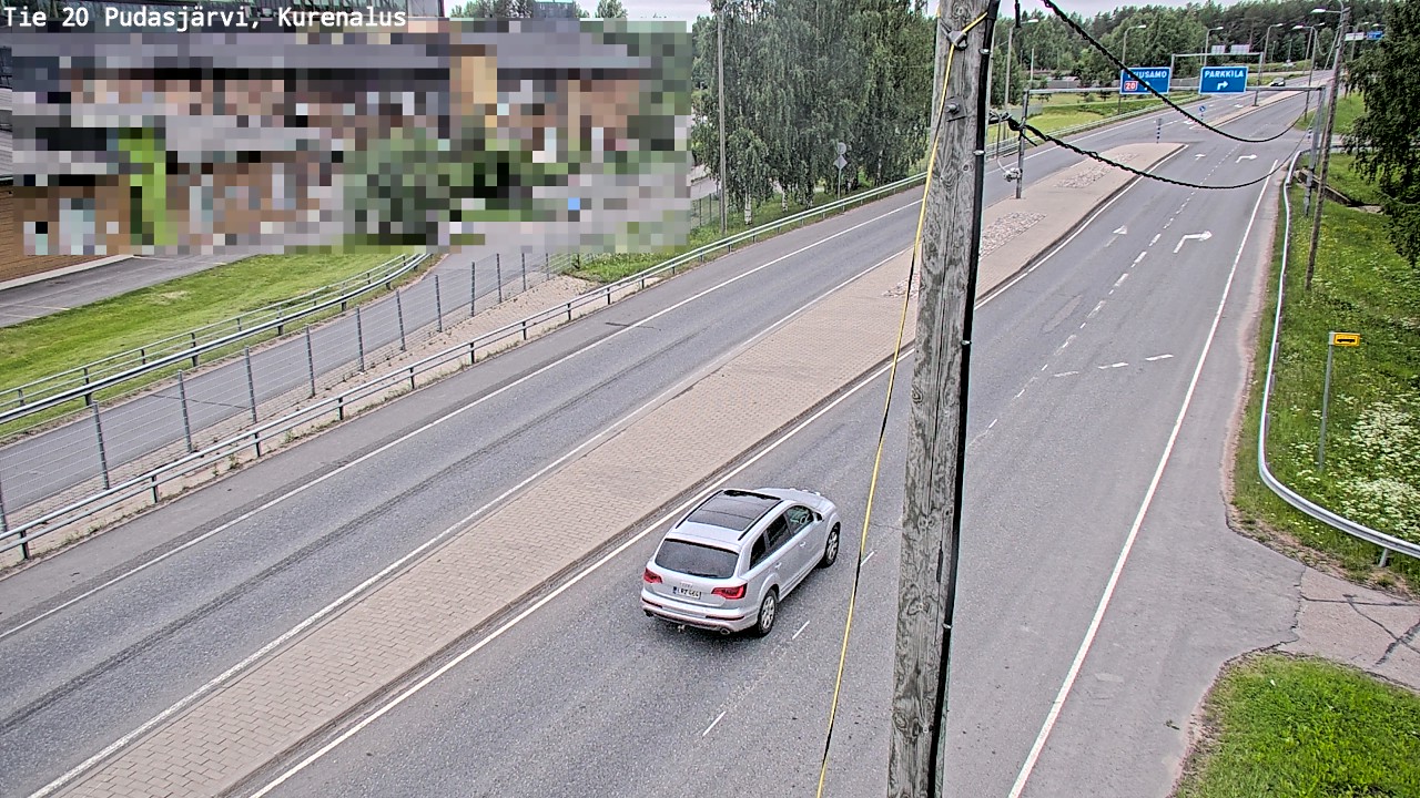 Kelikamerat Kuva Tie 20 Pudasjärvi, Kurenalus, Pudasjärvi, Pohjois-Pohjanmaa