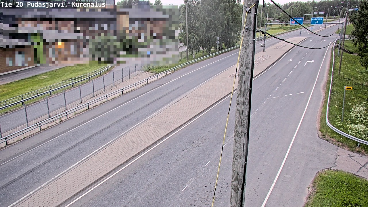 Kelikamerat Kuva Tie 20 Pudasjärvi, Kurenalus, Pudasjärvi, Pohjois-Pohjanmaa