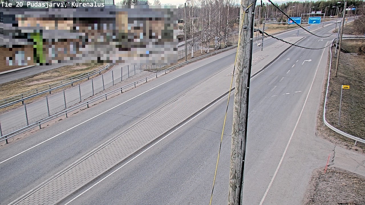 Kelikamerat Kuva Tie 20 Pudasjärvi, Kurenalus, Pudasjärvi, Pohjois-Pohjanmaa