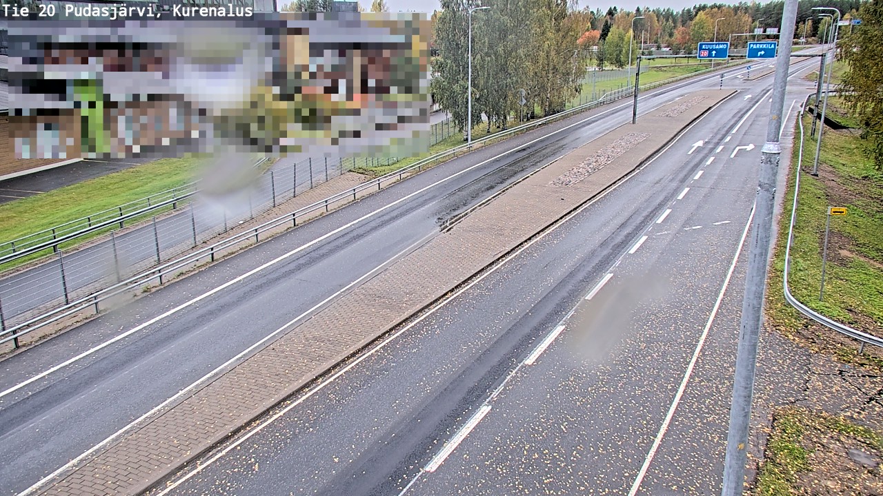 Weather Camera Image Väg 20Pudasjärvi, Kurenalus, Pudasjärvi, Pohjois-Pohjanmaa