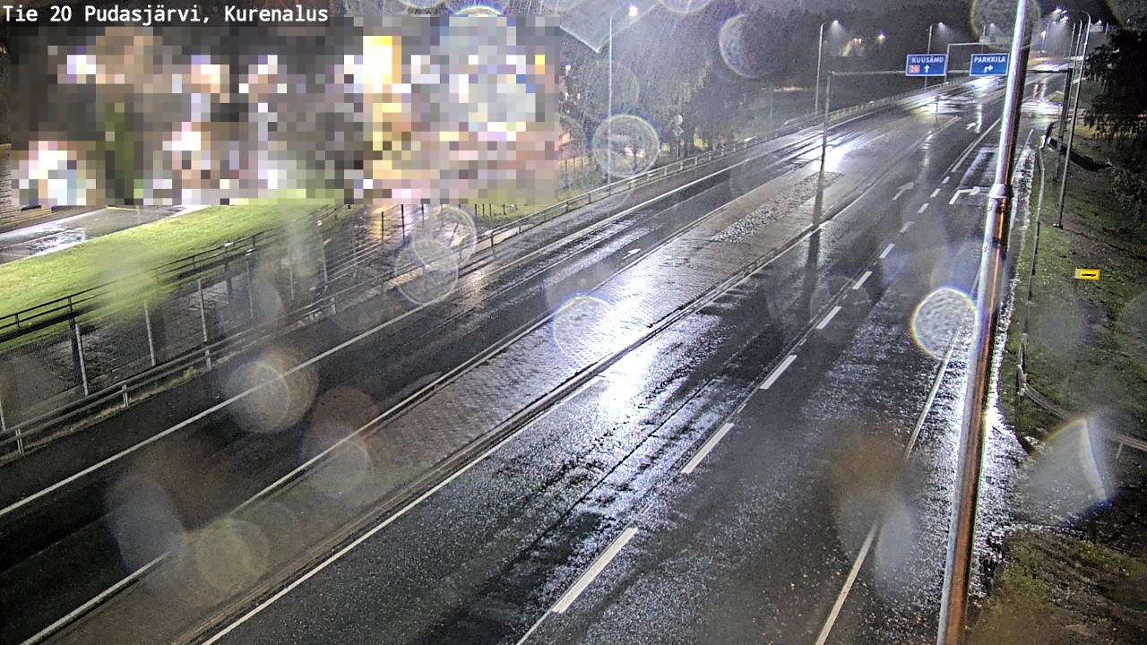 Weather Camera Image Väg 20Pudasjärvi, Kurenalus, Pudasjärvi, Pohjois-Pohjanmaa