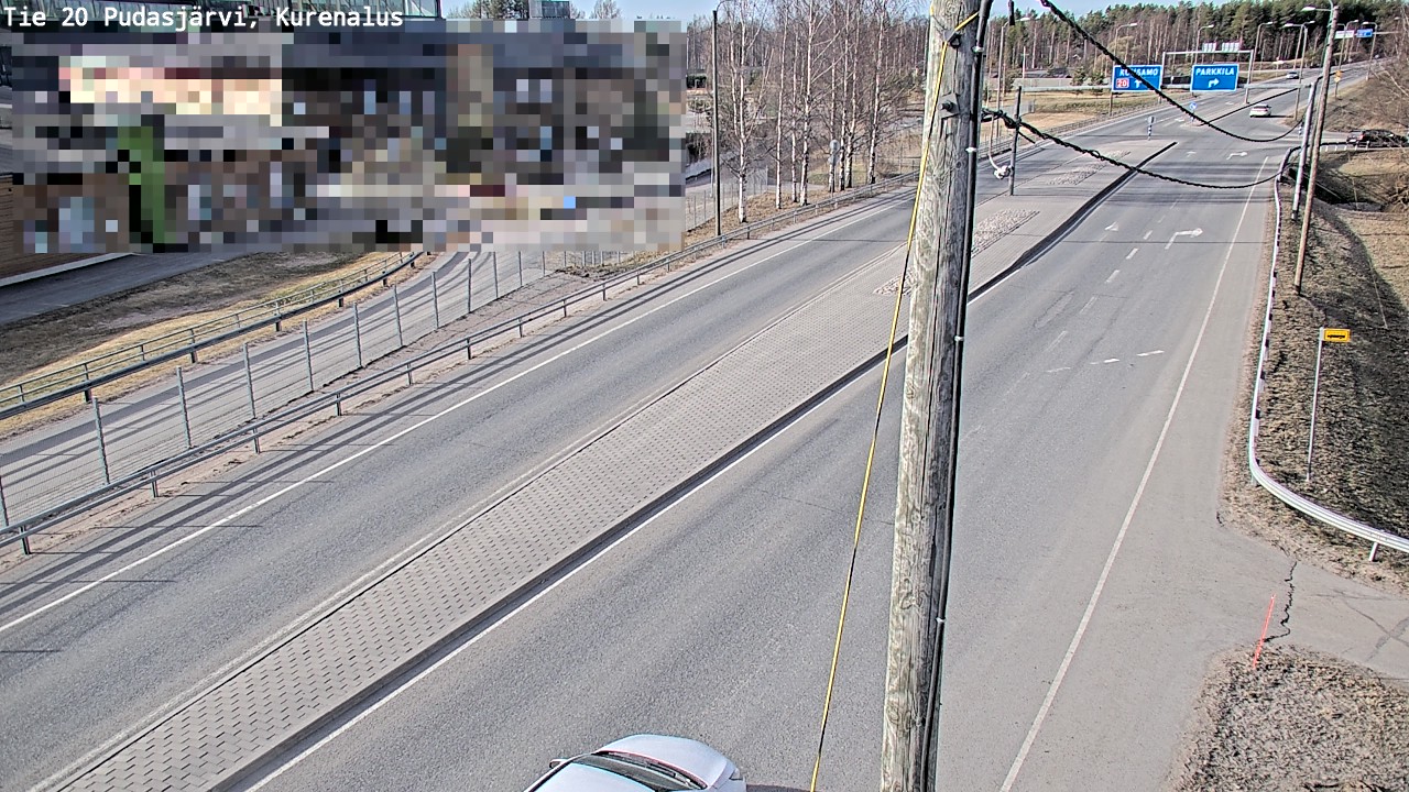 Kelikamerat Kuva Tie 20 Pudasjärvi, Kurenalus, Pudasjärvi, Pohjois-Pohjanmaa