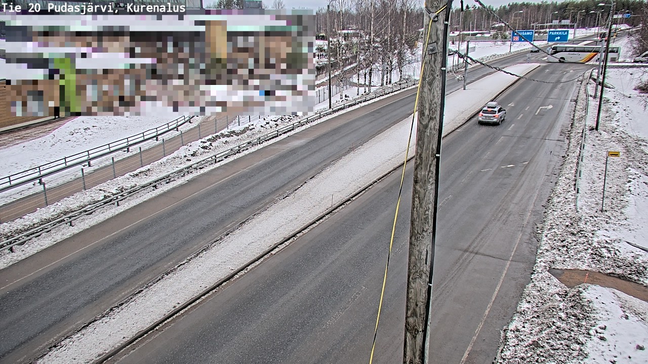 Kelikamerat Kuva Tie 20 Pudasjärvi, Kurenalus, Pudasjärvi, Pohjois-Pohjanmaa