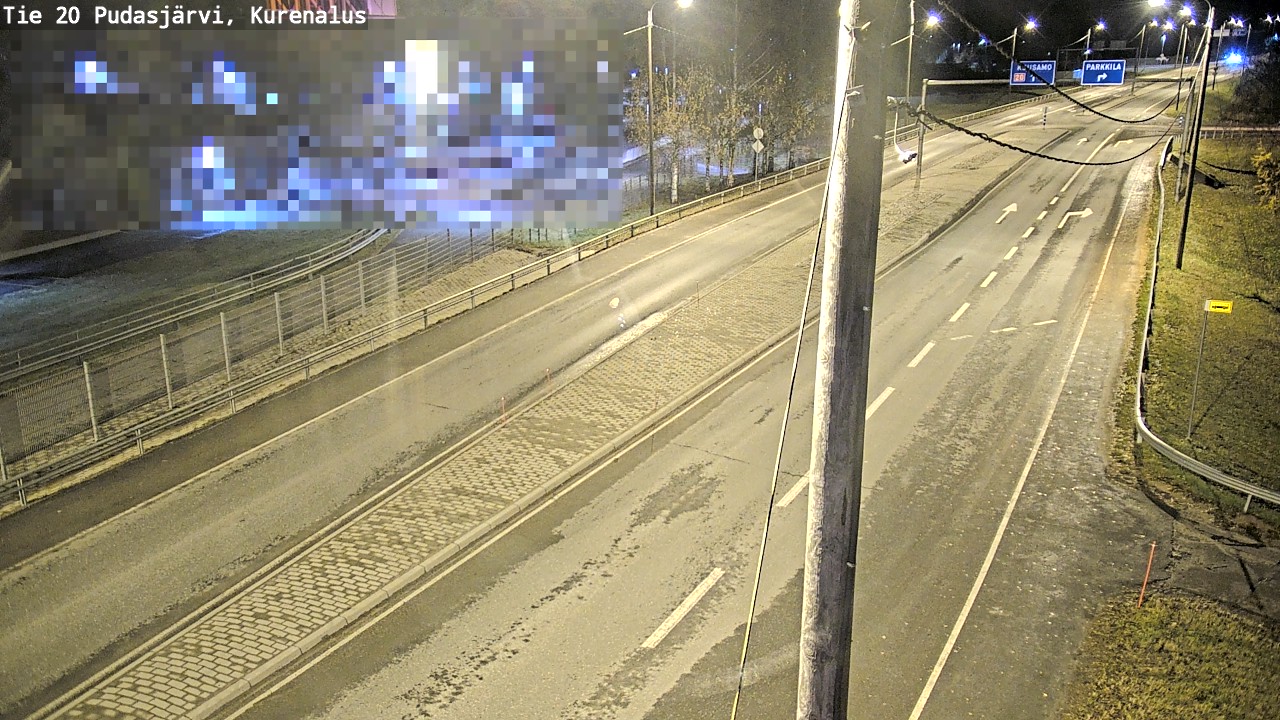 Kelikamerat Kuva Tie 20 Pudasjärvi, Kurenalus, Pudasjärvi, Pohjois-Pohjanmaa