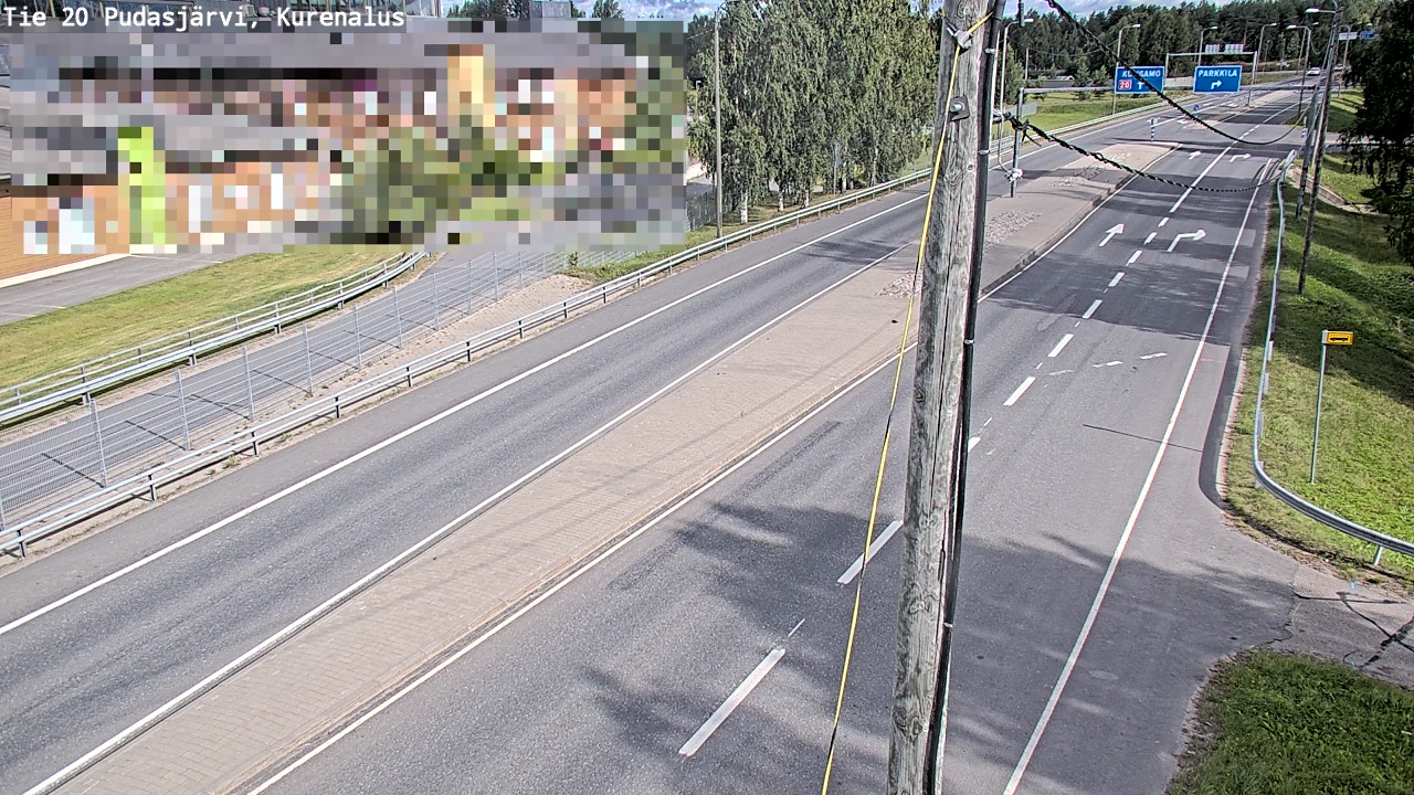 Weather Camera Image Väg 20Pudasjärvi, Kurenalus, Pudasjärvi, Pohjois-Pohjanmaa